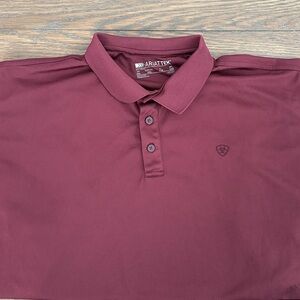 Ariat‎ Ariattek Maroon Polo Shirt Size XXL